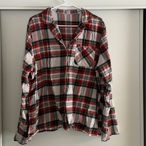 Old Navy Plaid Pajama Shirt